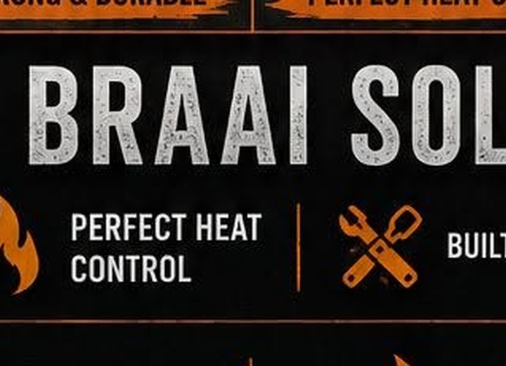 Custom braai solutions branding panel