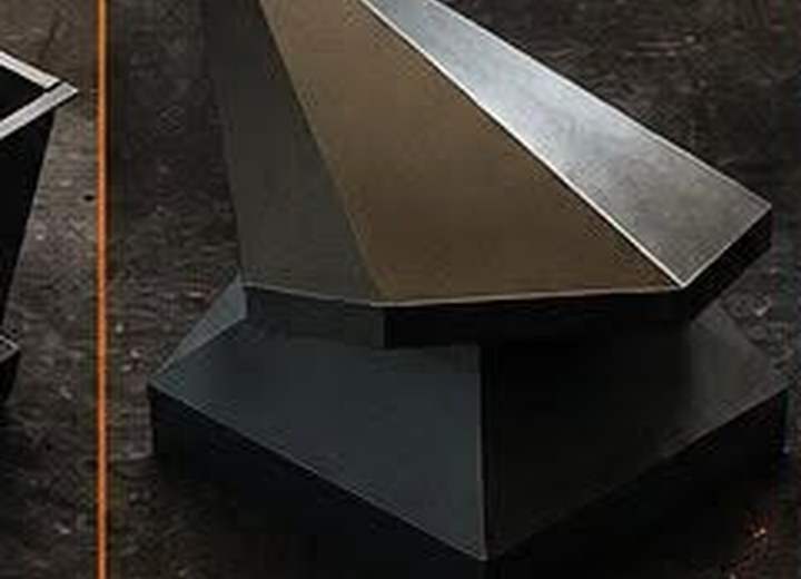 Folded steel braai accessory detail